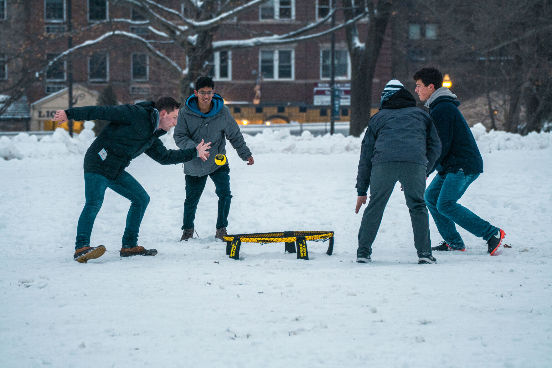 Penn State students enjoy winter weather activities during the snow day